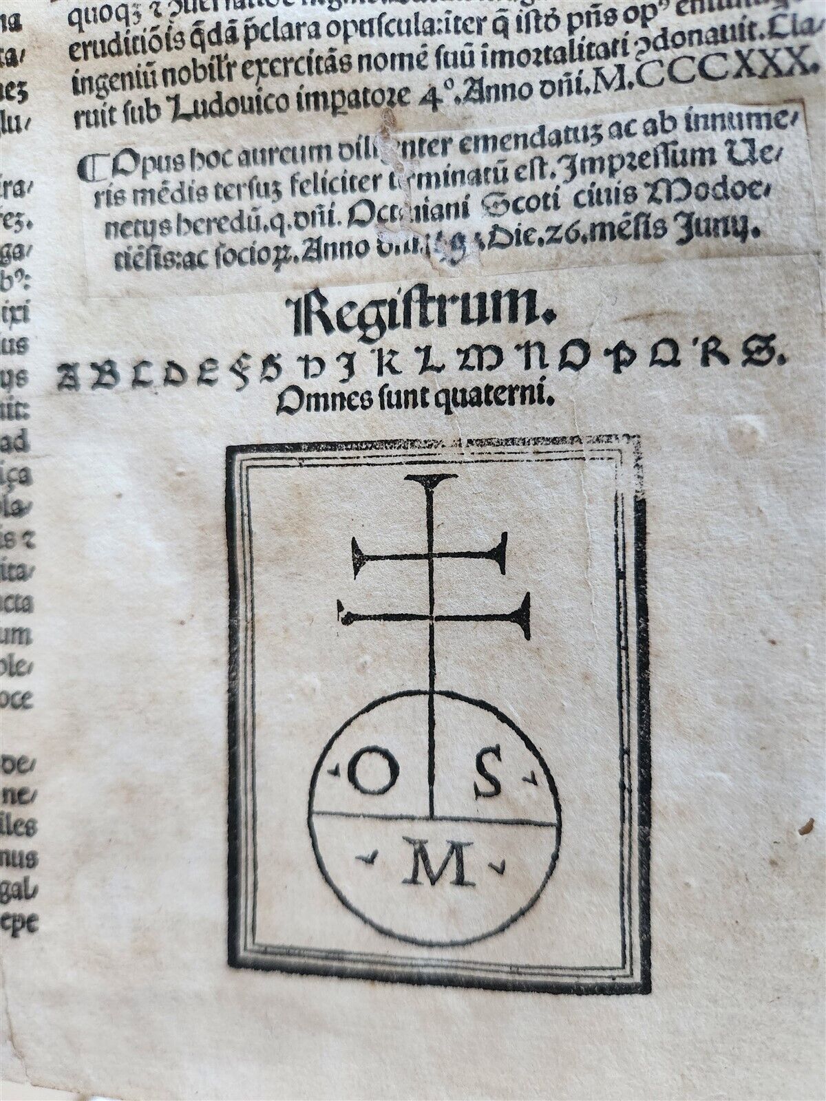 1521 POST-INCUNABULA COMMENTARY of PSALMS by Ludolph of Saxony antique VELLUM