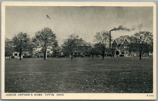 TIFFIN OH JUNIOR ORPHAN'S HOME ANTIQUE POSTCARD