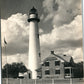 ST.SIMONS ISLAND GA LIGHTHOUSE ANTIQUE REAL PHOTO POSTCARD RPPC