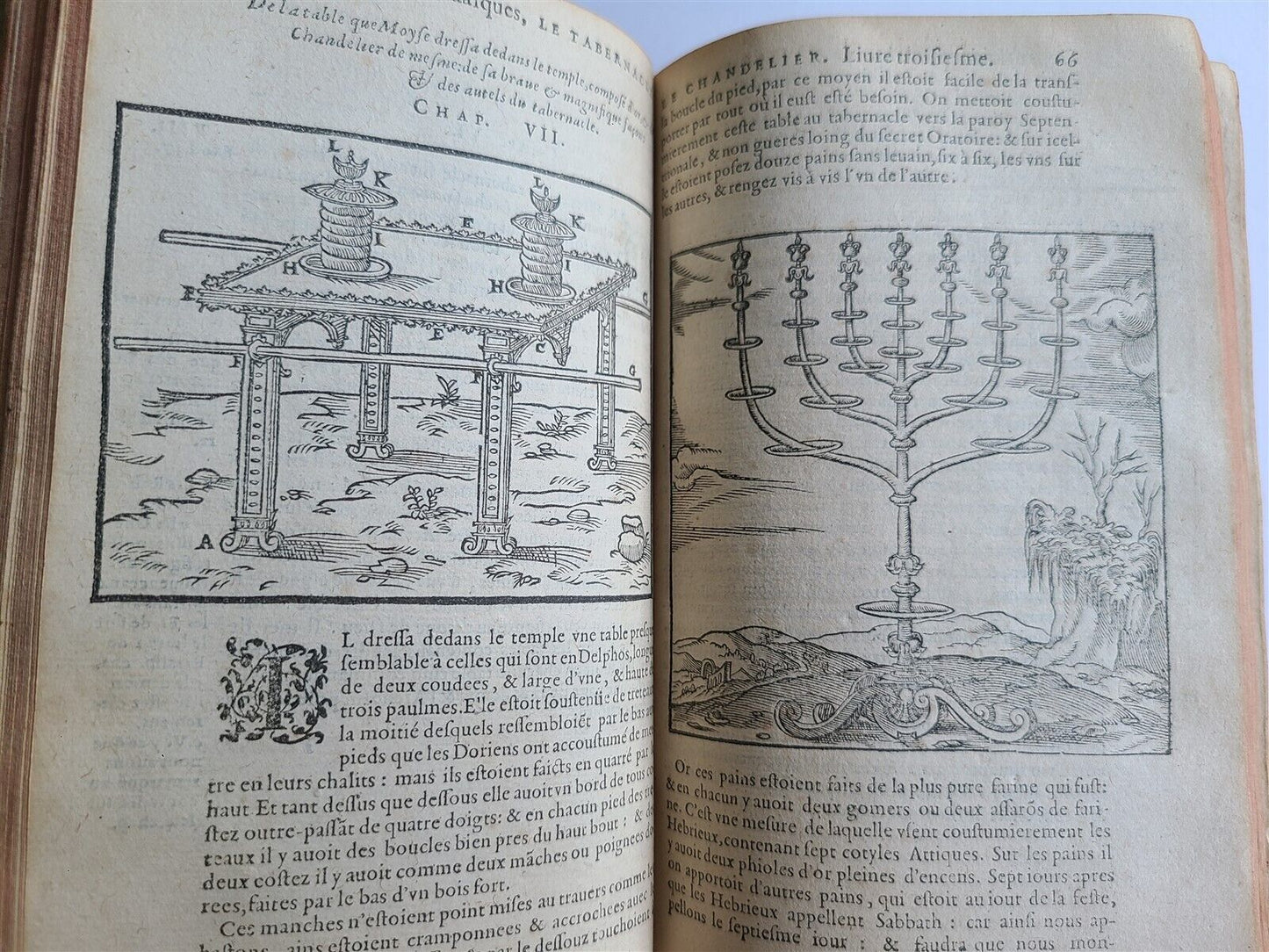 1599 HISTOIRE DE FL. IOSEPHE SACRIFICATEUR antique ILLUSTRATED Judaica 16th CENT