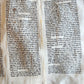 TORAH SCROLL FRAGMENT MANUSCRIPT on VELLUM antique BIBLE EXODUS 21:28-34:35