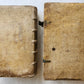 1588 SERMONS of PORTUGUESE THEOLOGIAN F. DIAZ 2 VOLUMES antique PIGSKIN BINDING