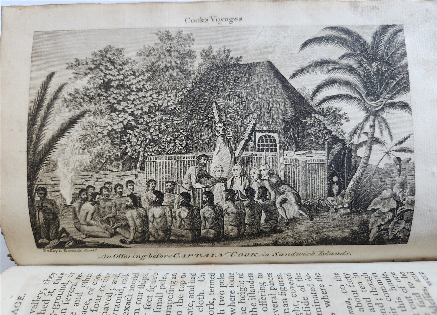 1790 CAPTAIN COOK'S VOYAGES ROUND THE WORLD 3 VOLS ILLUSTRATED antique ENGLISH