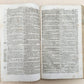 1737 BIBLE in LATIN & GERMAN antique PIGSKIN BOUND FOLIO