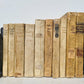 18th CENTURY BINDINGS - LOT of 10 VELLUM BOUND BOOKS antique