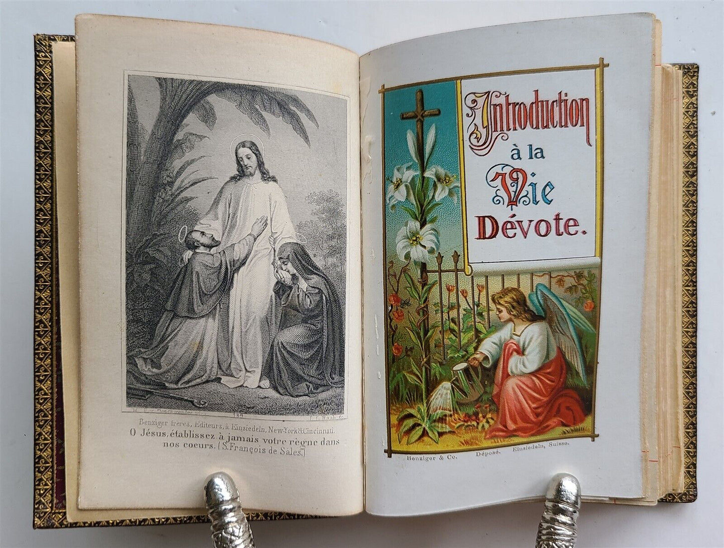 1891 INTRODUCTION A LA VIE DEVOTE antique AMERICAN EDITION in FRENCH