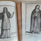 1706 ORDER of MILITANT CHURCH illustrated w/ 244 PLATES 2 VOLS antique VELLUM