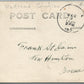EARL PARK IN RAILROAD STATION RAILWAY DEPOT ANTIQUE REAL PHOTO POSTCARD RPPC