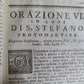 1773 ORAZIONI SACRE CAPPUCCINO BERNARDO MARIA GIACCO antique 2 vellum volumes