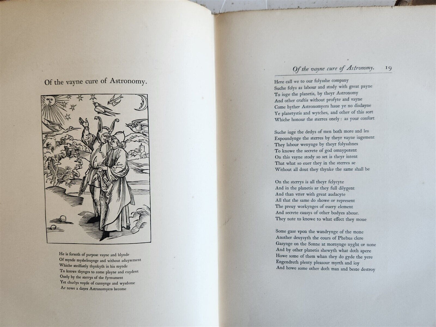 1874 SHIP of FOOLS transl. by Alexander Barclay 2 VOLUMES antique ILLUSTRATED