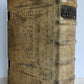 1716 COMMENTARIA in PROVERBIA SALOMONIS PIGSKIN BOUND FOLIO w/ CLASPS antique