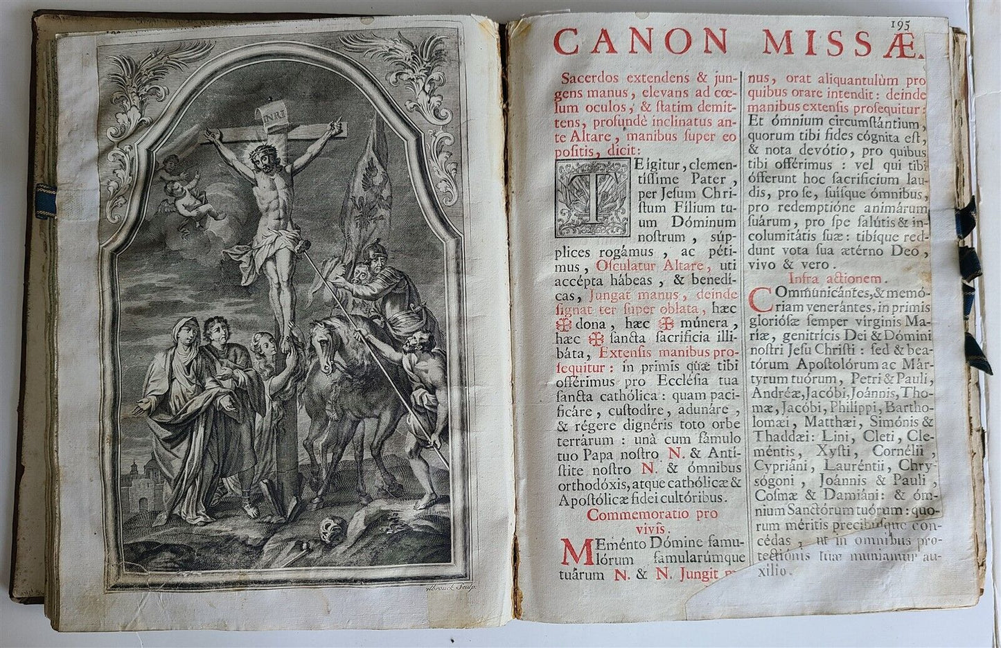 1741 MISSALE ROMANUM antique FOLIO