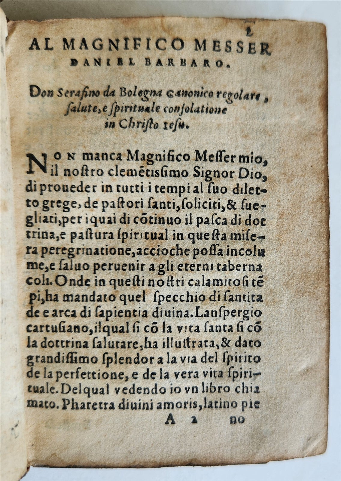 1563 Pharetra Divini Amoris antique 16th CENTURY BINDING Treasury of Divine Love
