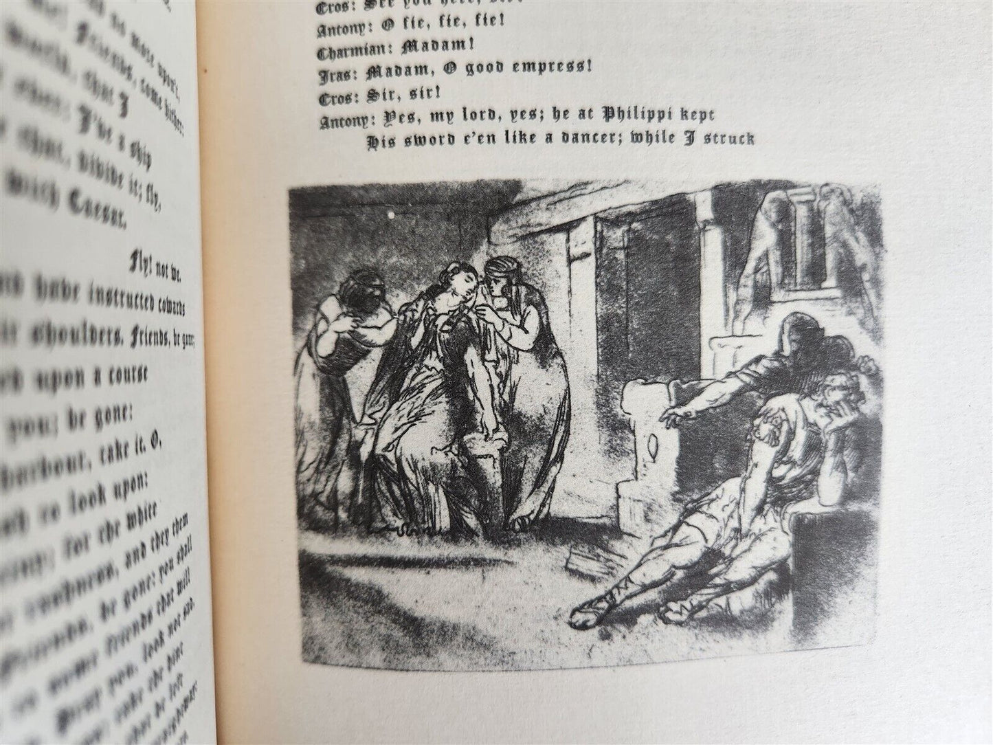 1925 ANTHONY & CLEOPATRA by WILLIAM SHAKESPEARE antique ILLUSTRATED