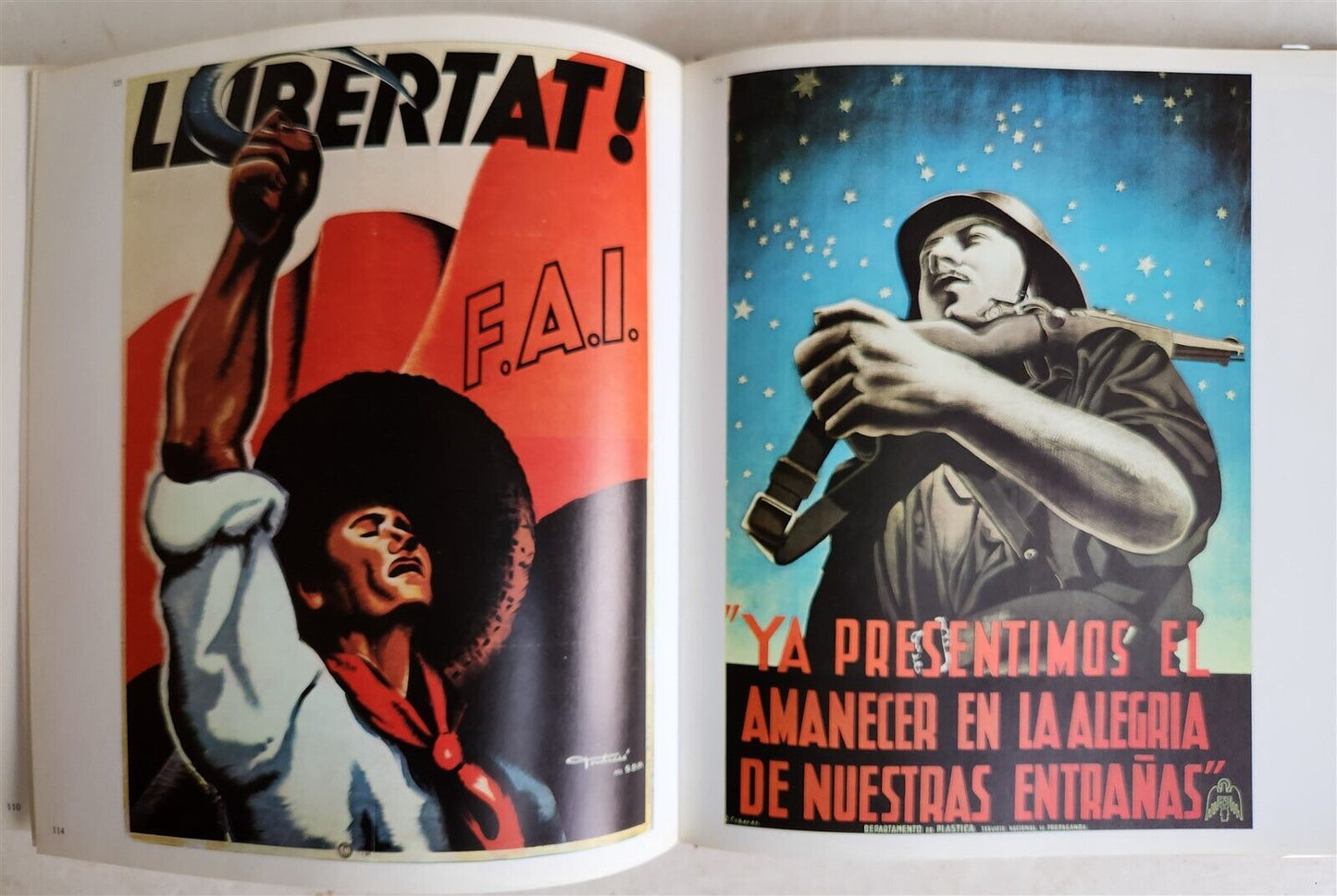 MANIFESTI RIVOLUZIONARI vintage ART & REFERENCE ALBUM RUSSIAN SPANISH POSTERS