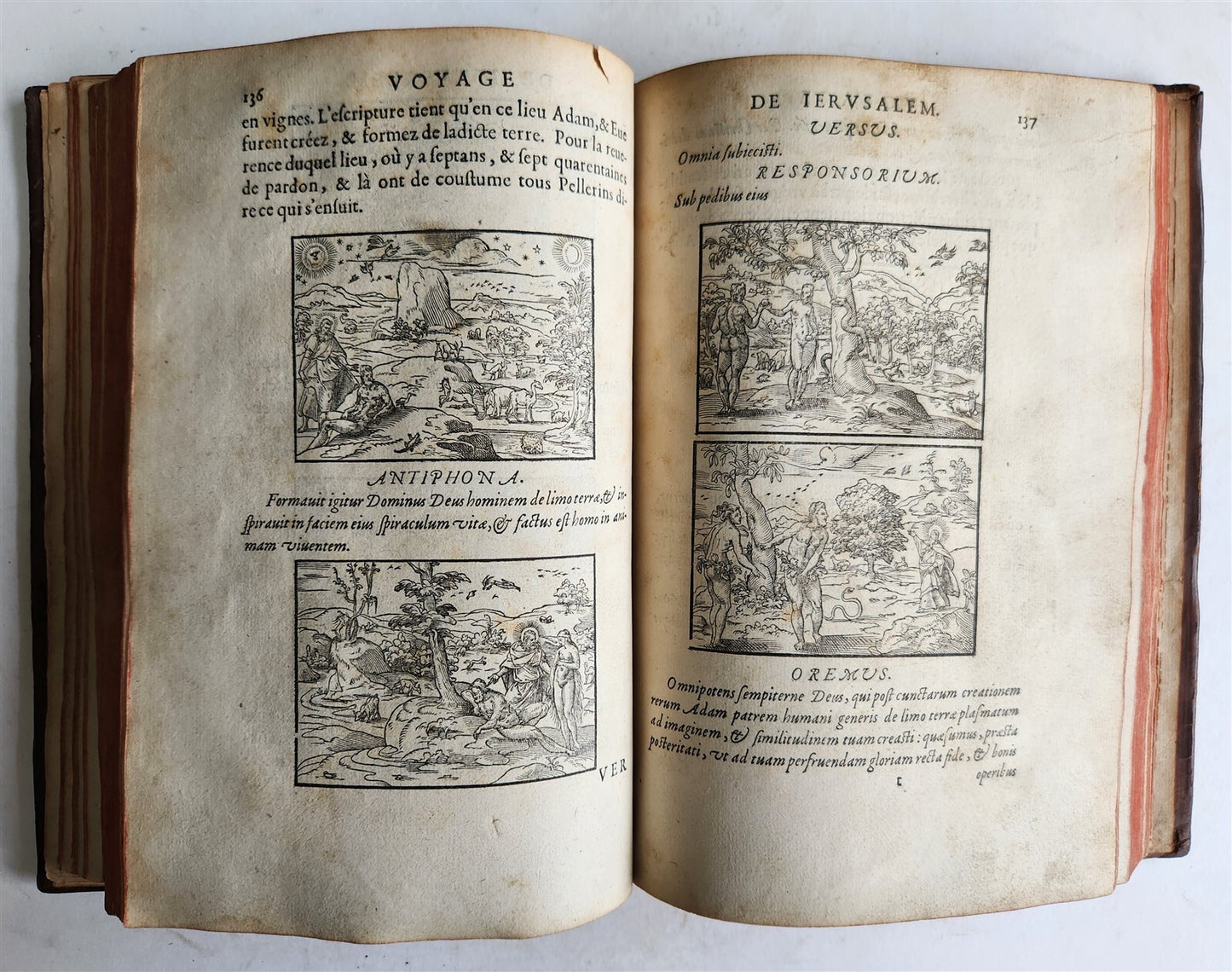 1573 VOYAGE to JERUSALEM & HOLY LAND PLACES antique FULLY ILLUSTRATED w/ MAPS