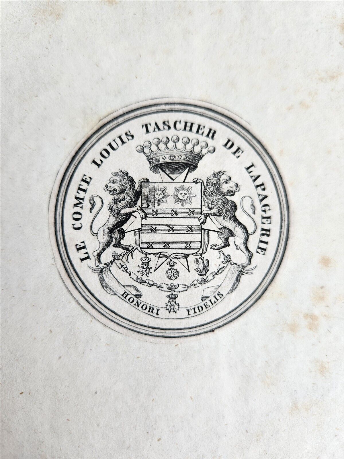 1844 MARINES HISTORY ILLUSTRATED antique LA MARINE King of Hanover PROVENANCE