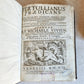 1693 TERTULLIAN antique 6 VOLUMES in LATIN 17th CENTURY