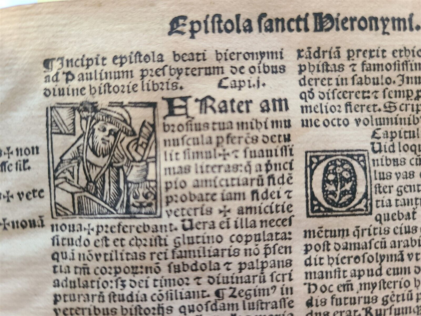 1524 BIBLIA POST-INCUNABULA ILLUSTRATED antique 16th CENTURY BIBLIA scarce