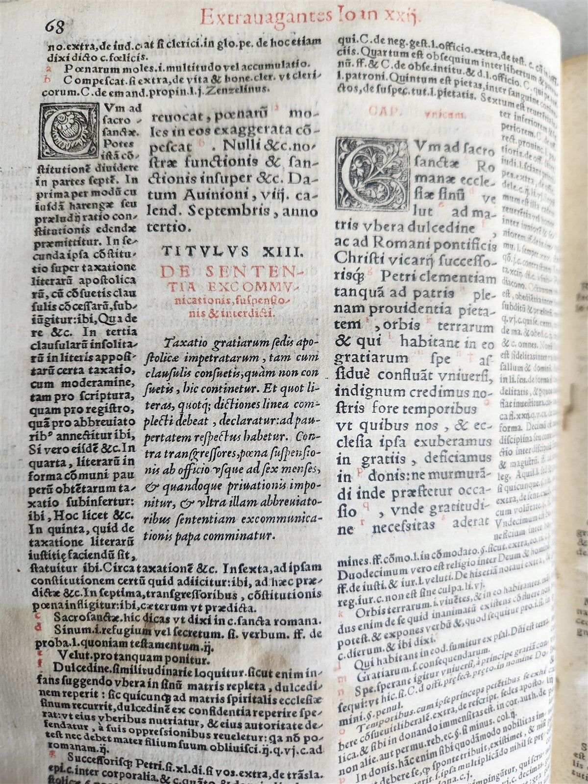 1559 LAW BOOK in LATIN Sextus liber decretalium antique 16th CENTURY