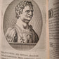 1656 ROMAN EMPERORS ILLUSTRATED Suetonius Tranquillus antique VELLUM BOUND