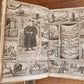 1661-1664 MARTIN LUTHER WORKS 7 FOLIO VOLS antique VELLUM in GERMAN ILLUSTRATED