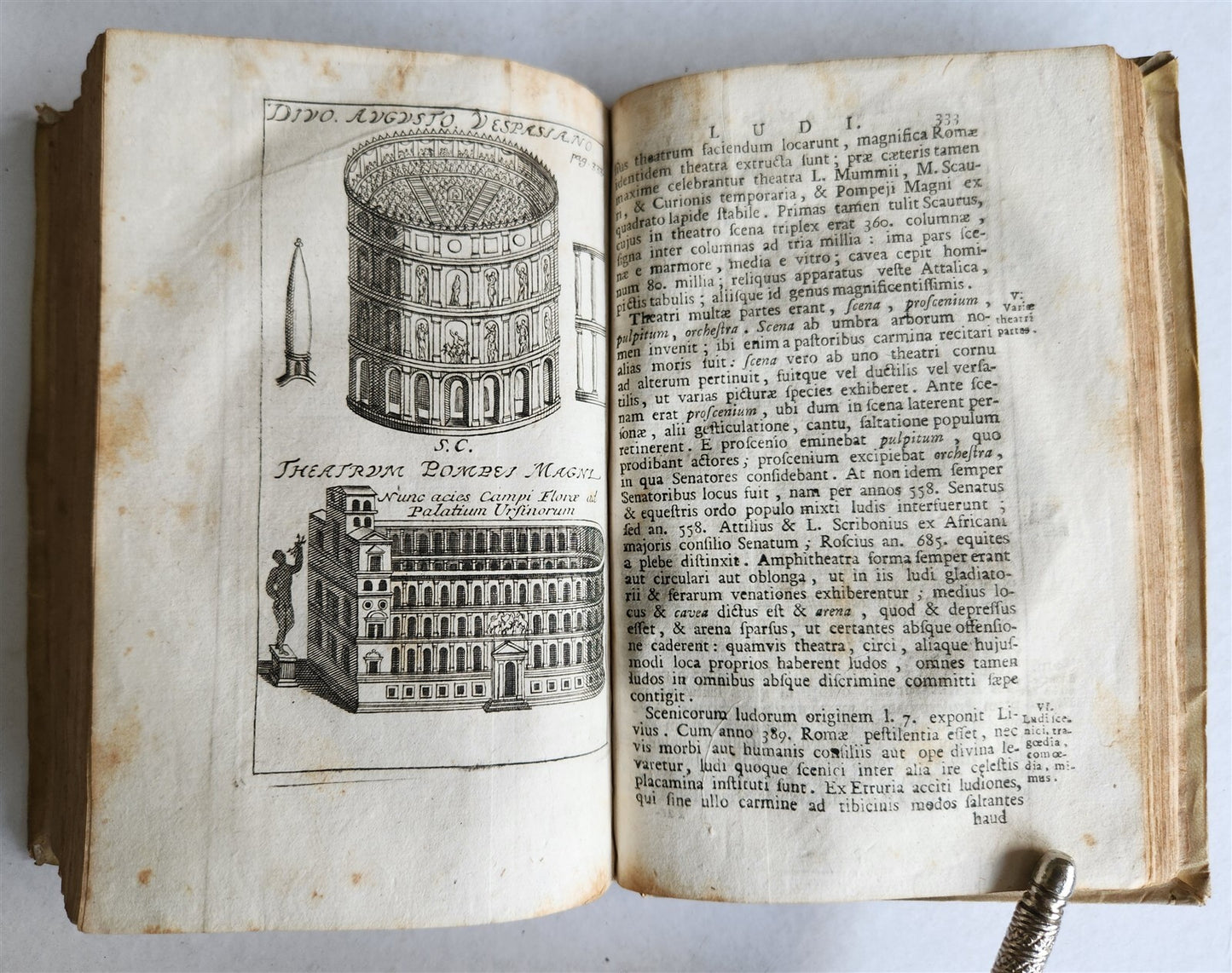 1759 ROMANA REPUBLICA Militari & Civili ROMANORUM antique VELLUM ILLUSTRATED