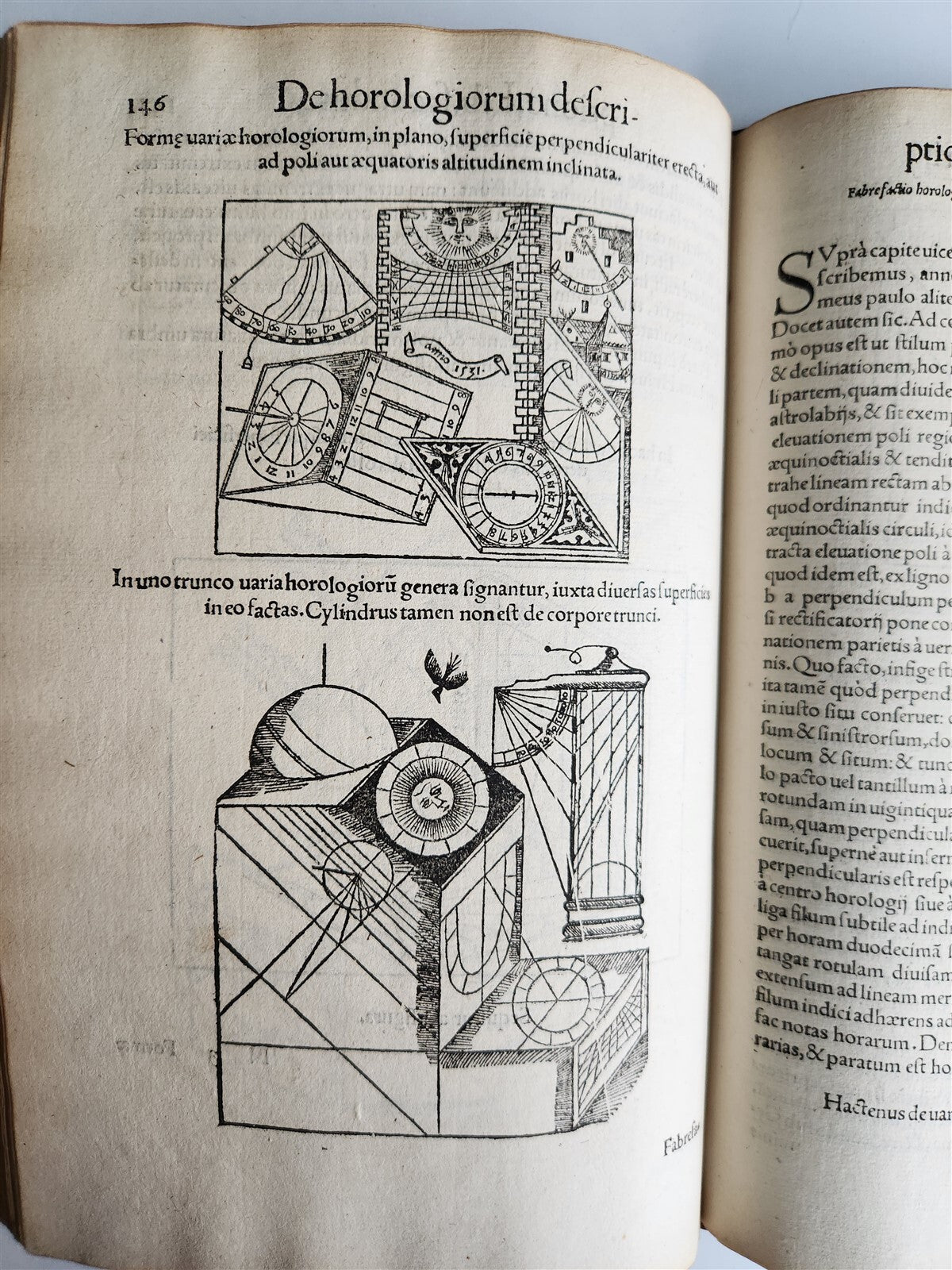 1551 RUDIMENTA MATHEMATICA by SEBASTIAN MUNSTER antique ILLUSTRATED 1st EDITION
