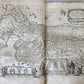 1662 BIBLE in DUTCH antique BIBLIA MASSIVE FOLIO ILLUSTRATED 6 MAPS incl. WORLD