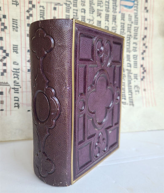 19th century VICTORIAN PHOTO ALBUM w/ CLASPS antique EXCELLENT CONDITION