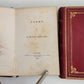 1834 POEMS of SAMUEL ROGERS antique 2 VOLS DECORATIVE BINDING poetry ILLUSTRATED