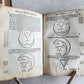 1574 ARISTOTLE 6 VOLS SET ILLUSTRATED antique VELLUM BINDINGS MANUSCRIPT SPINES