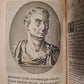 1656 ROMAN EMPERORS ILLUSTRATED Suetonius Tranquillus antique VELLUM BOUND