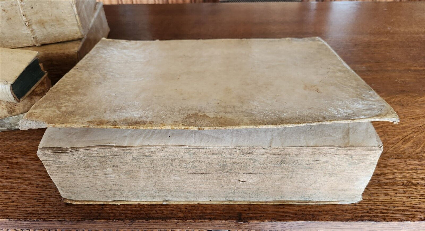 1557 LAW BOOK PART of Corpus Juris Civilis DIGESTA antique MASSIVE FOLIO vellum