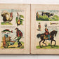 1900s antique ILLUSTRATED GERMAN CHILDREN BOOK NEUES BILDERALBUM accordion style