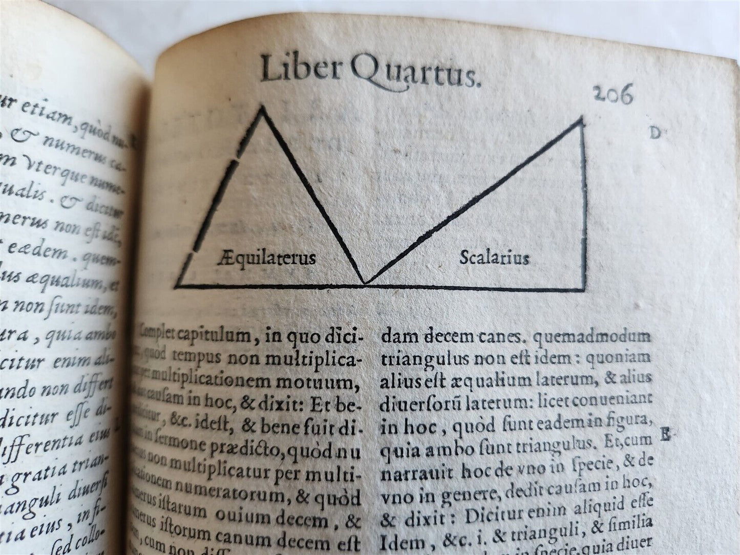 1574 ARISTOTLE ILLUSTRATED DE PHYSICO AUDITU COMMENTARY 16 cent. VELLUM antique
