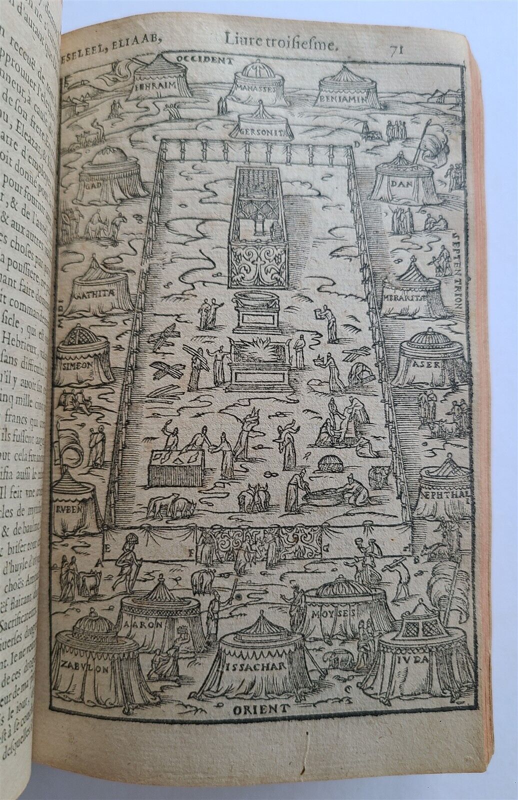 1599 HISTOIRE DE FL. IOSEPHE SACRIFICATEUR antique ILLUSTRATED Judaica 16th CENT