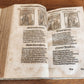 1661-1664 MARTIN LUTHER WORKS 7 FOLIO VOLS antique VELLUM in GERMAN ILLUSTRATED