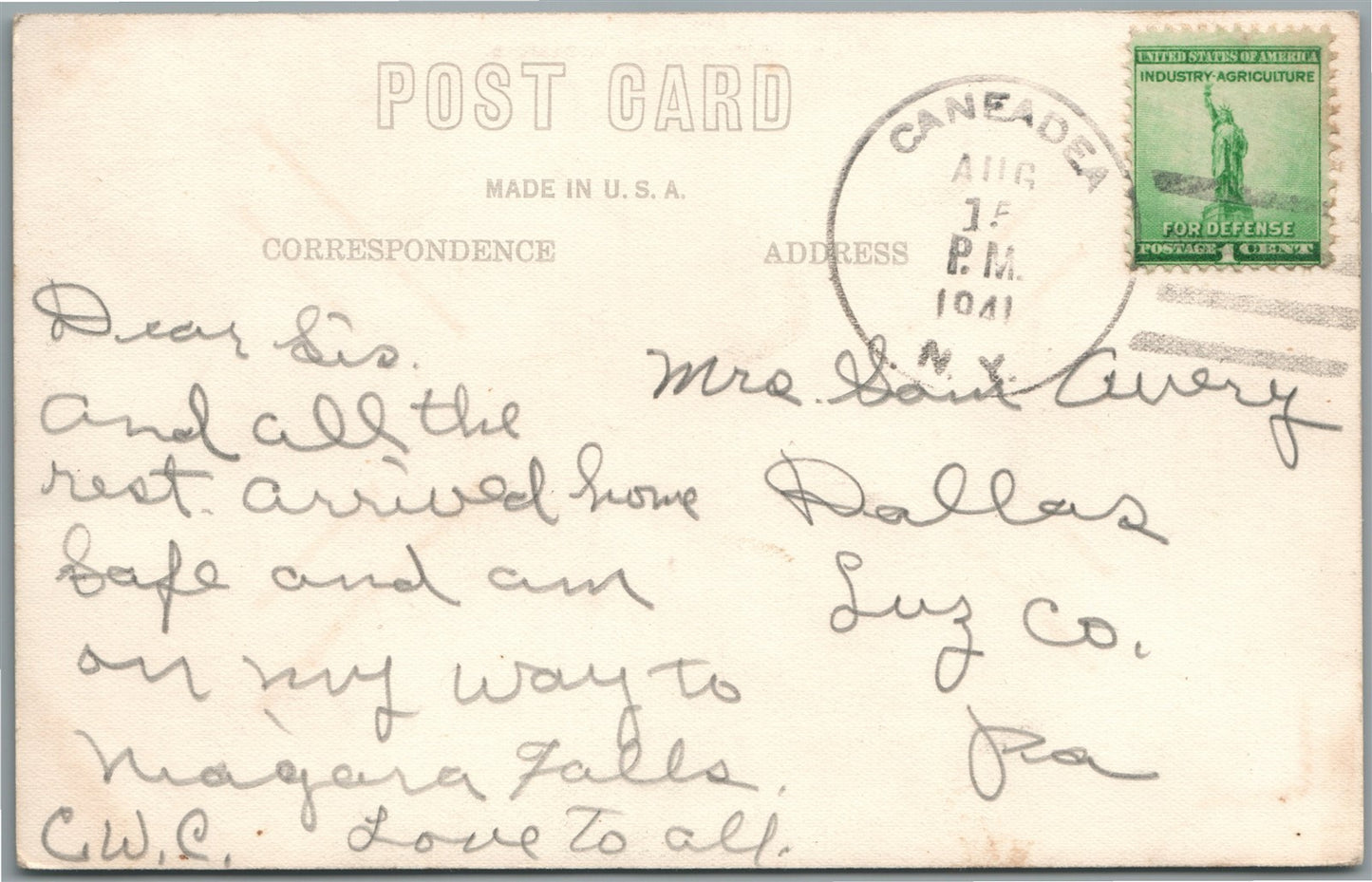 CANEADEA DAM NY ANTIQUE REAL PHOTO POSTCARD RPPC