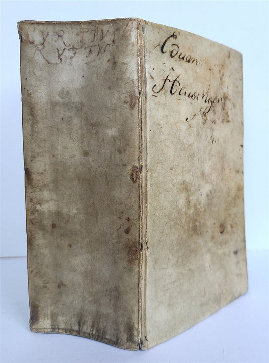 1700 ALEXANDER THE GREAT HISTORY DE REBUS GESTIS ALEXANDRI MAGNI antique VELLUM