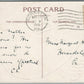 HALLOWEEN ARTIST'S PALETTE 1916 ANTIQUE POSTCARD