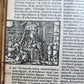 1563 BIBLE in LATIN antique ILLUSTRATED 16th century BIBLIA