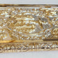 GREEK RUSSIAN ORTHODOX CHURCH GOSPEL GILT BRASS COVERS folio VINTAGE Bible