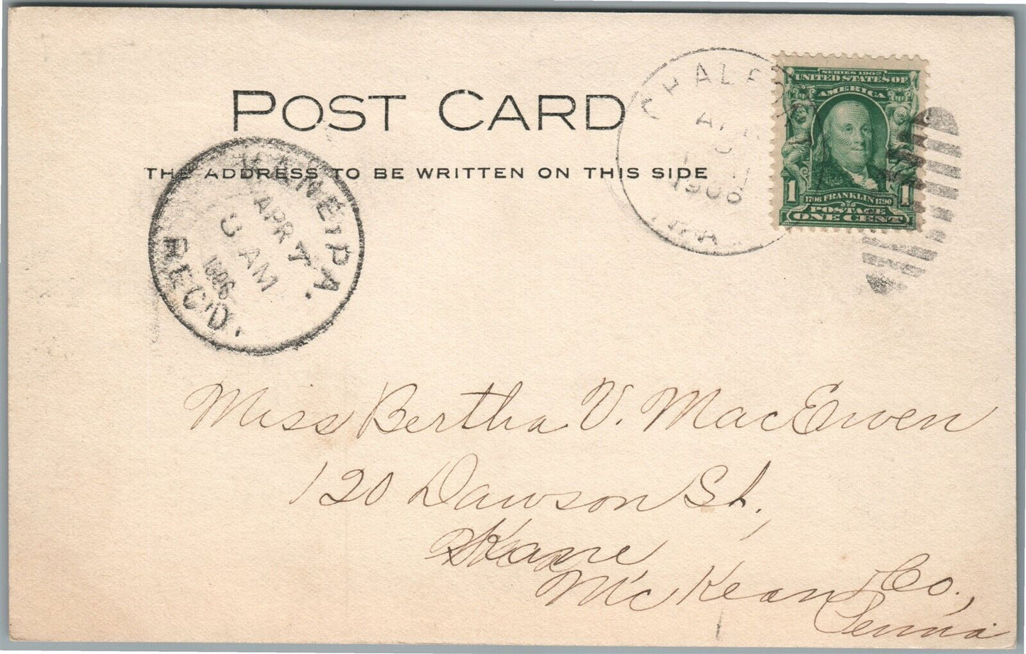 CHALFONT PA STREET SCENE ANTIQUE REAL PHOTO POSTCARD RPPC