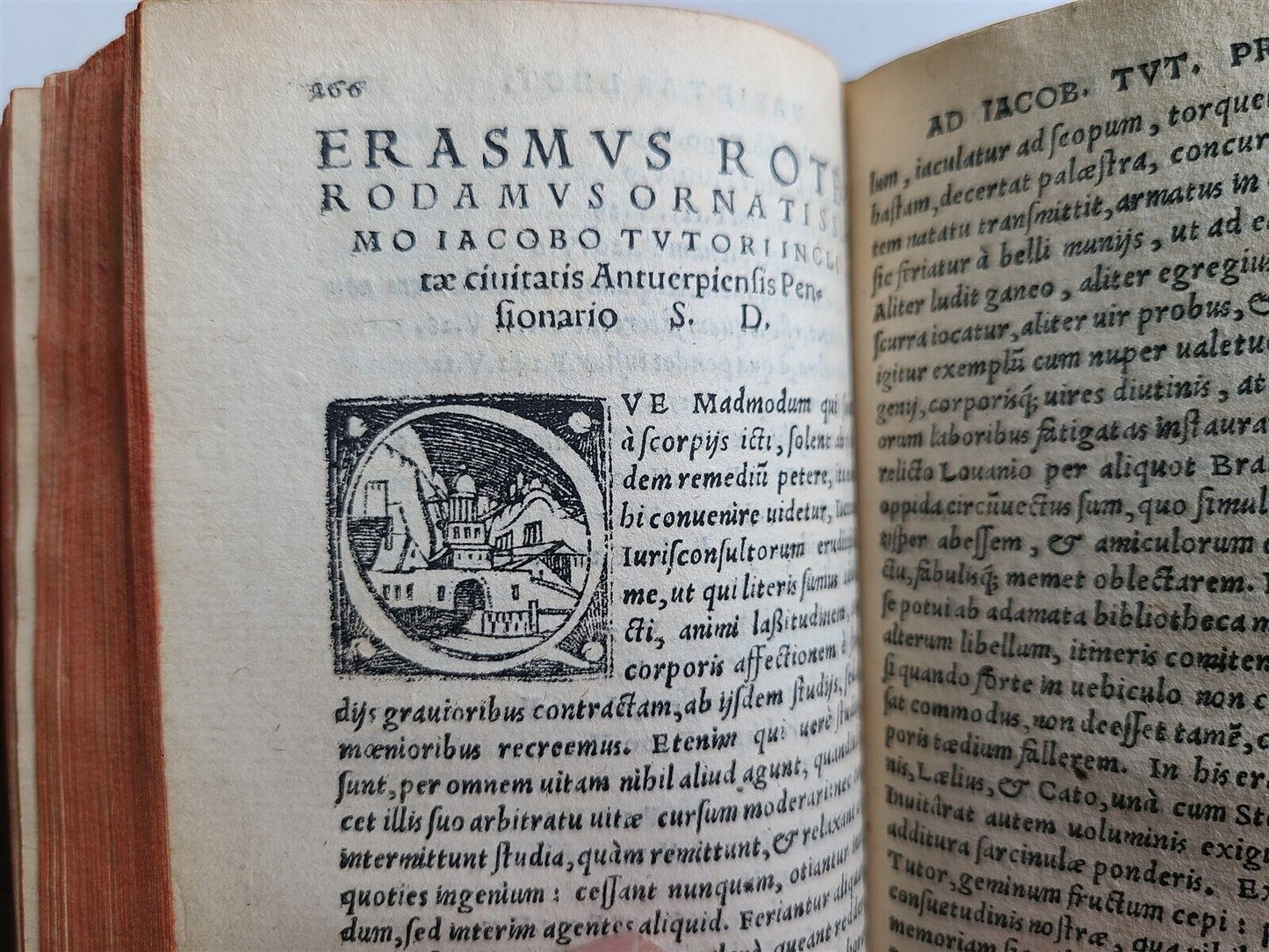 1558 CICERO libri tres de officiis antique w/ VITA et DOCTRINA JESU CHRISTI