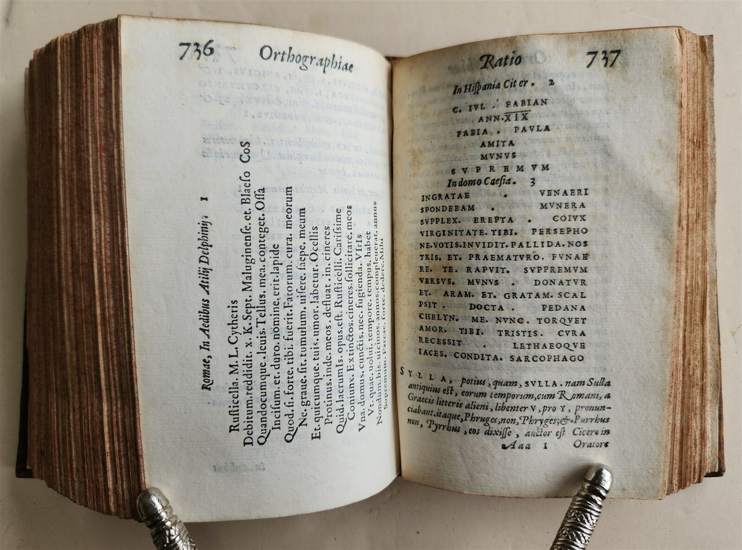 1566 ALDINE PRESS ORTHOGRAPHIAE RATION Ab. ALDO MANUTIO antique 16th CENTURY