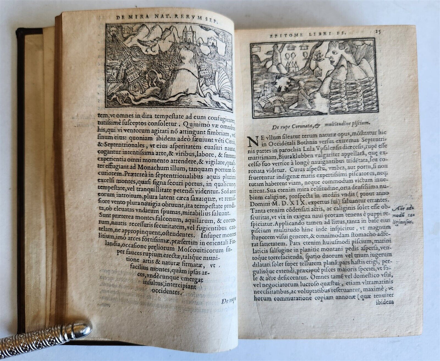 1558 ILLUSTRATED SCANDINAVIA antique Historia de Gentibus Septentrionalibus RARE