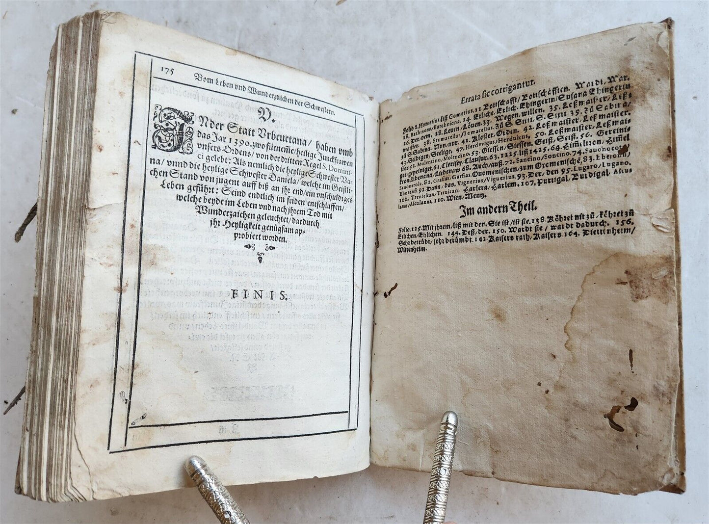 1564 COMMENTARIES by DOCTOR & ALCHEMIST MICHAEL TOXITES antique PIGSKIN 16th C.