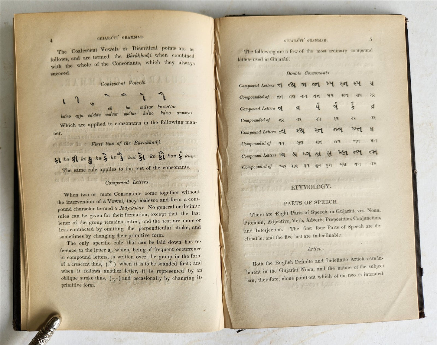 1853 ORIENTALIST'S GRAMMATICAL VADE-MECUM antique INDIAN & PERSIAN LANGUAGES
