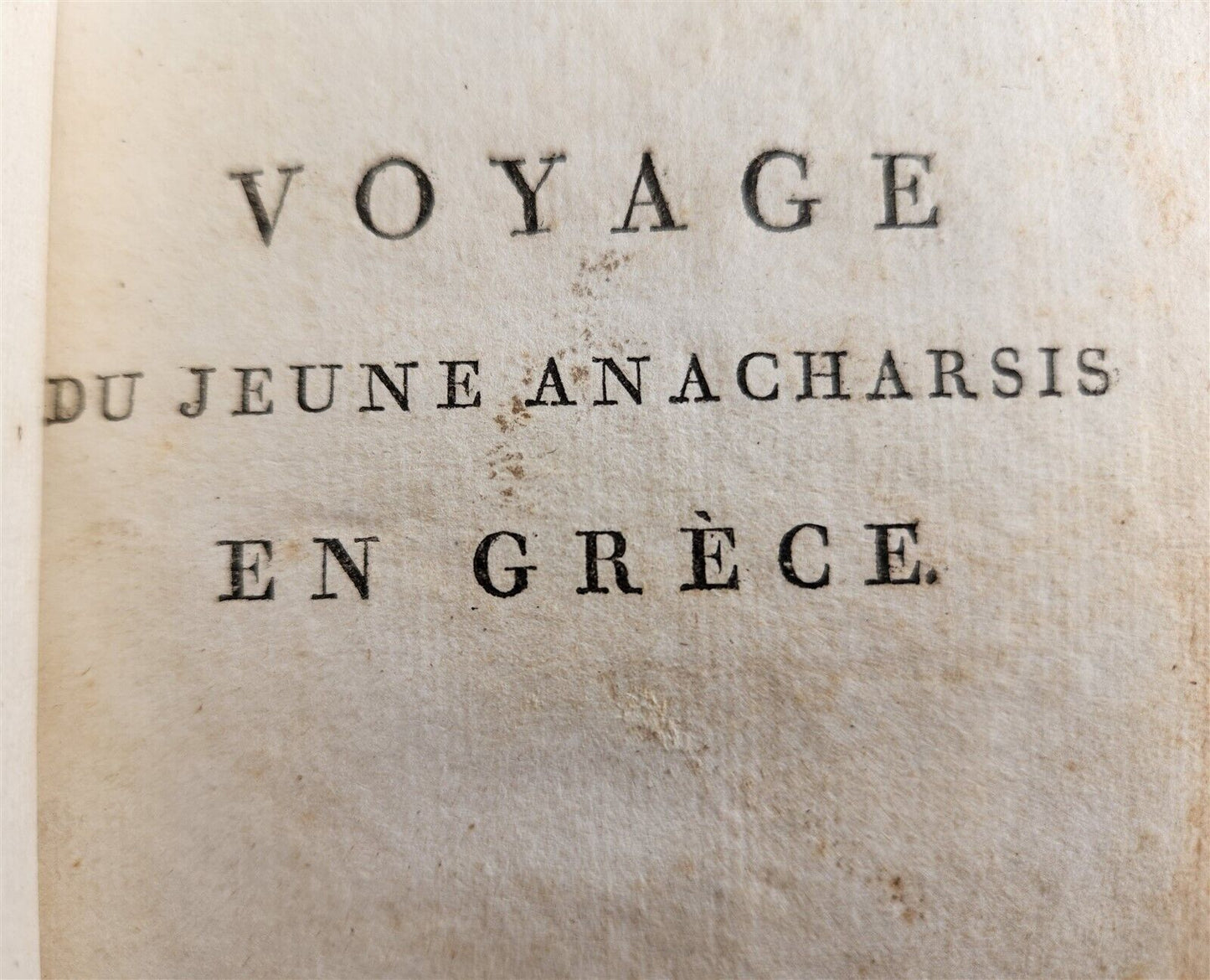 1799-1821 VOYAGE of ANARCHIS of GREECE antique 8 VOLUMES incl. ATLAS ILLUSTRATED